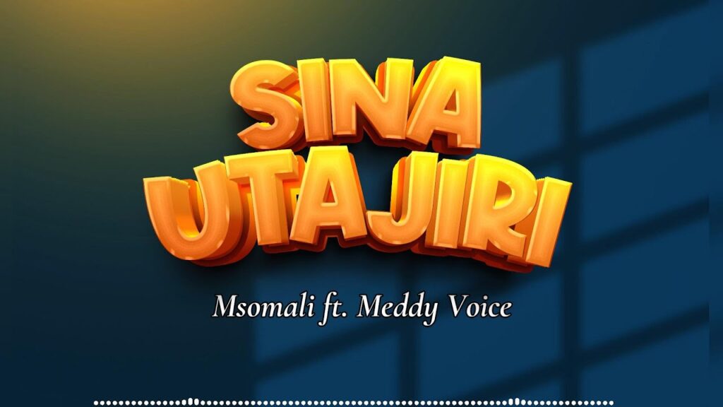 Audio| Msomali ft Meddy voice – Sina Utajiri | Download